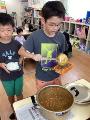 実食の様子