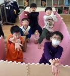 ジョイント式マットで基地を作りました