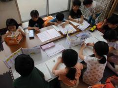 宿題の様子