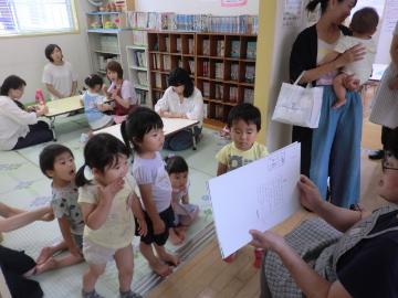 紙芝居の様子