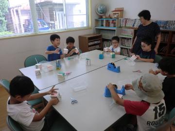 ストローが上下に動いたよ！の様子