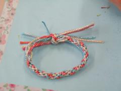 ミサンガの出来上がり