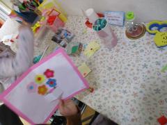 花束を作ります