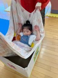 布ブランコ大好き！何回乗ってもたのしいなー