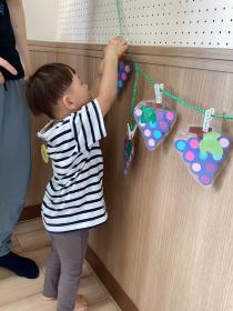 お手伝いをしている