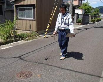 漏水調査　写真