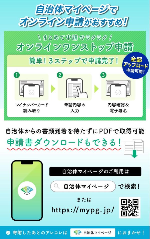 自治体マイページ説明資料画像