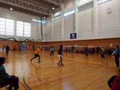 バドミントン大会の様子