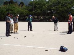 ペタンク大会の様子