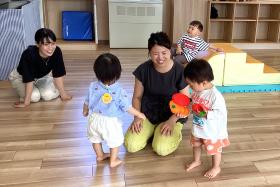 果物をあげている