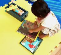 さつまいもを見つけた