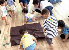 おいもを抜いている