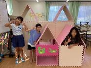 ジョイントマットでお城を作りました