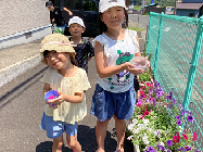 色水ジュースを作りました