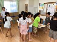 クイズラリーをしています