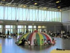 パラバルーンをしている画像