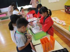 食べ物屋さんの画像