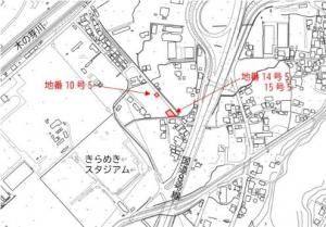 入札物件の位置図の画像