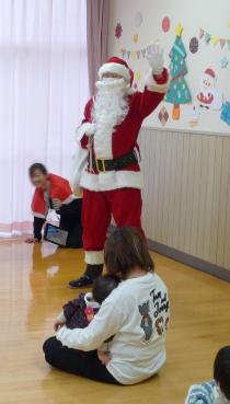 サンタが登場したところの画像