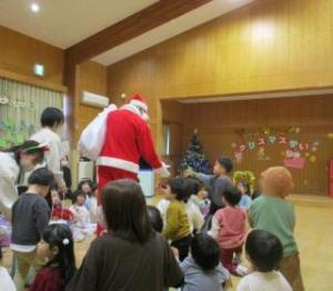 サンタさん登場の画像