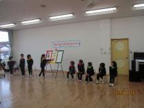 食育の発表をしている画像