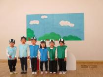 すいか組が劇遊びをしている画像