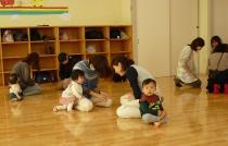 ママ同士おはようでペコリの画像