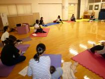 ふくらはぎのストレッチの画像