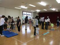 かに組の親子サーキット遊びの画像