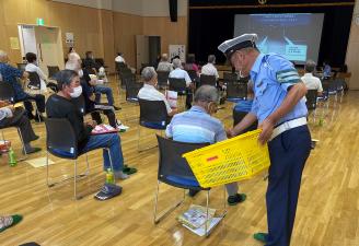 高齢者向け交通安全教室の様子