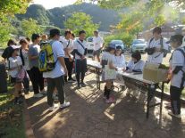 ウォーキングイベントの受付