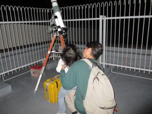 天体観望会の様子