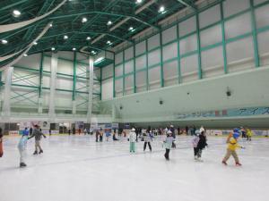 少しずつアイススケートが上手になっています