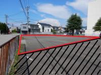 元東洋紡績グランド敷（駐車場）