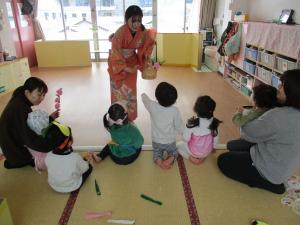 福の神が春を届けにきました