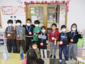 チームで写真撮影