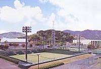 テニスコートの写真