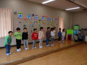 きりん組の出し物