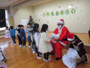 サンタさんからプレゼントをもらいました