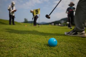 グラウンドゴルフ大会の様子