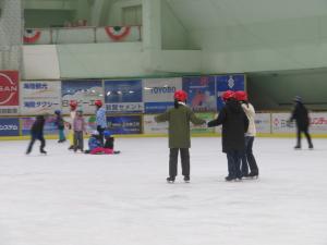 スケート大会の様子