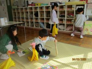 宝探しをしています