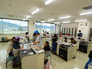 アイシングクッキー教室の様子