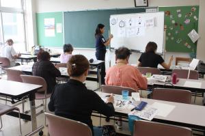 成人学級（第3回）の様子