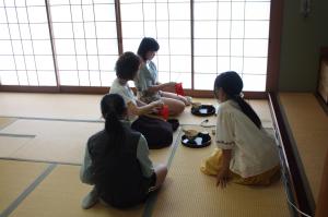 茶道教室の様子