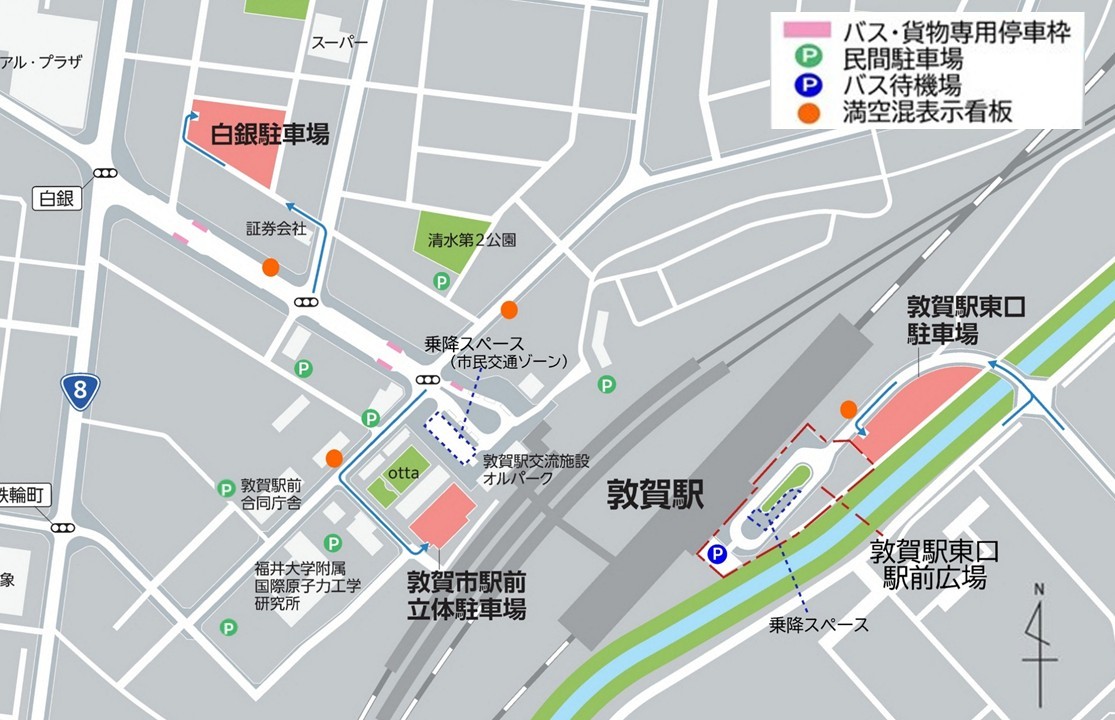 駐車場案内図