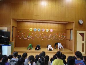 ブリッジ対決の様子