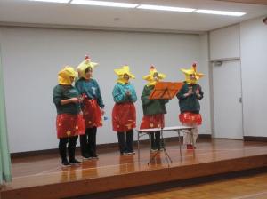 ハンドベルで演奏をしています