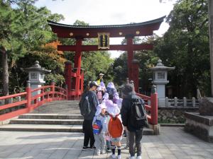 氣比神宮に到着しました