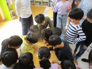のっかりしょうぎの様子を見ています